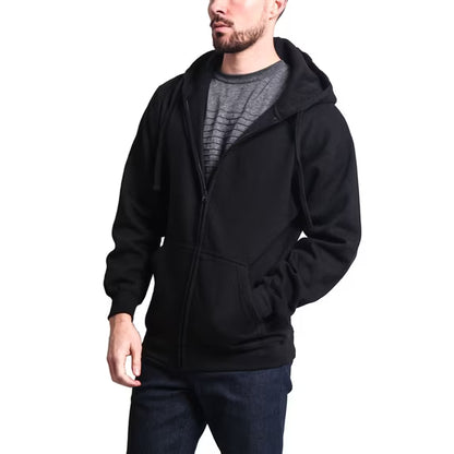 Men's Heavyweight Zip-Up Hoodie Sweatshirt