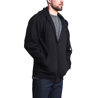 Men's Heavyweight Zip-Up Hoodie Sweatshirt